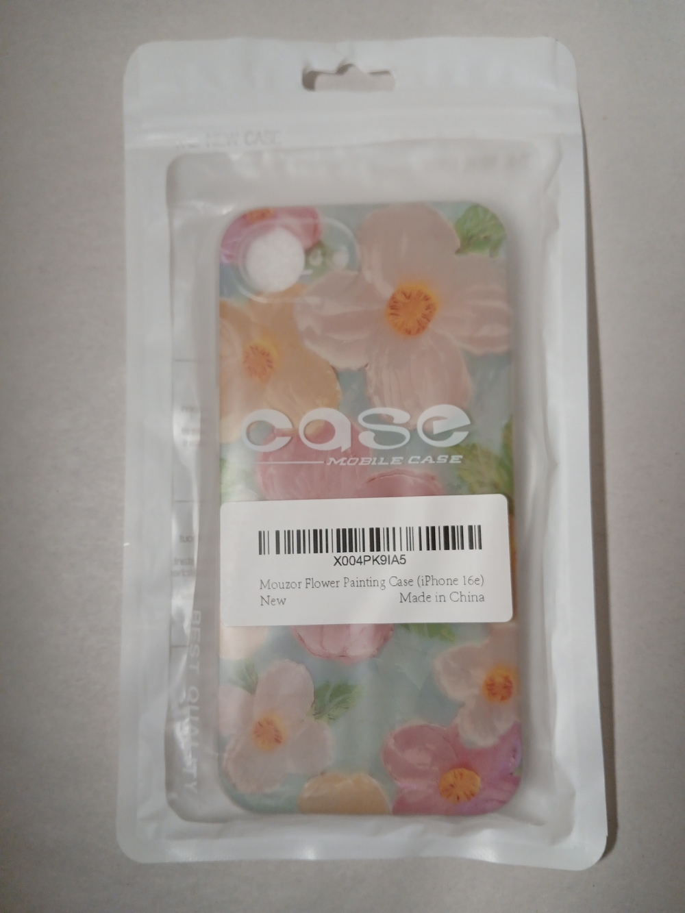 Mouzor Floral Pastel Retro Oil Painting Style Phone Case for iPhone 16e New